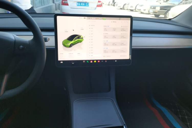Used Tesla Model 3 2022 Rear-Wheel-Drive Version Audio And AC Panel