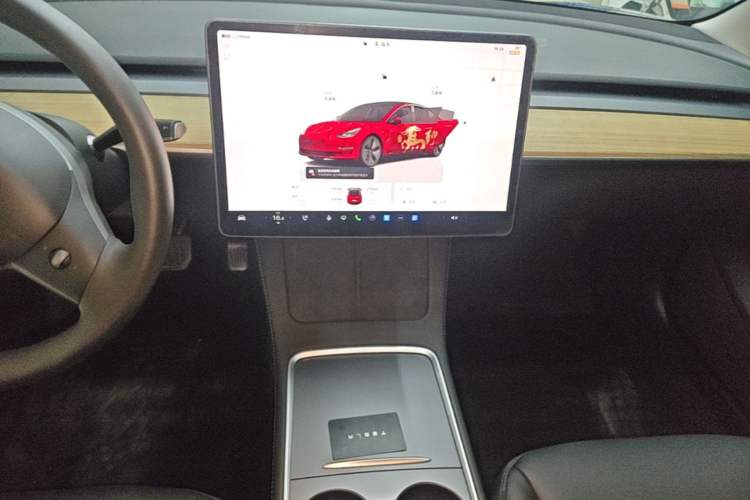 Used Tesla Model 3 2022 Rear-Wheel-Drive Version Audio And AC Panel