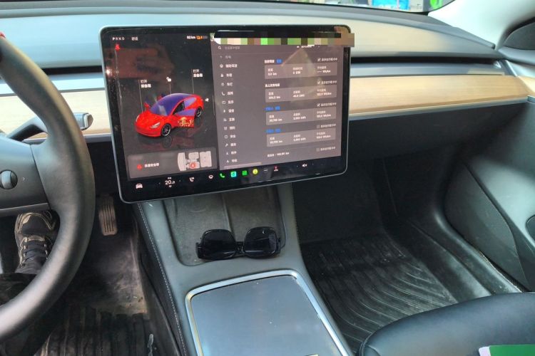 Used Tesla Model 3 2022 Rear-Wheel-Drive Version Audio And AC Panel