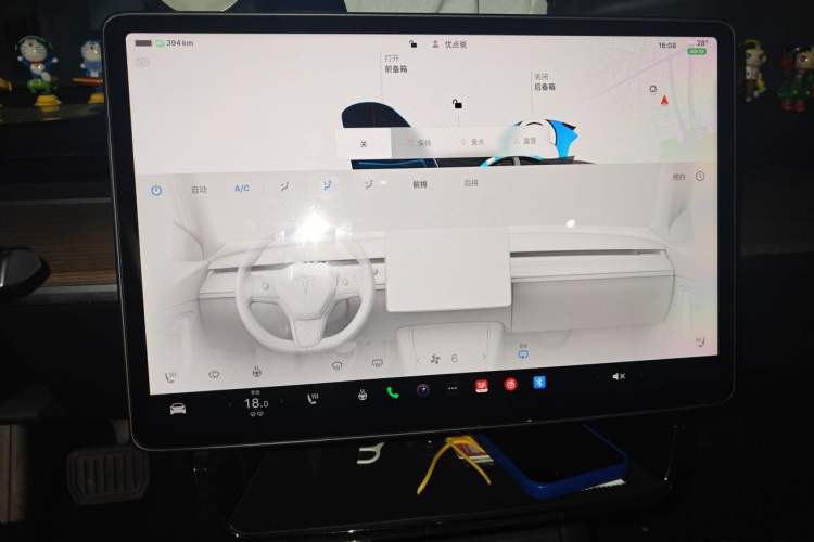 Used Tesla Model 3 2022 Rear-Wheel-Drive Version Audio And AC Panel