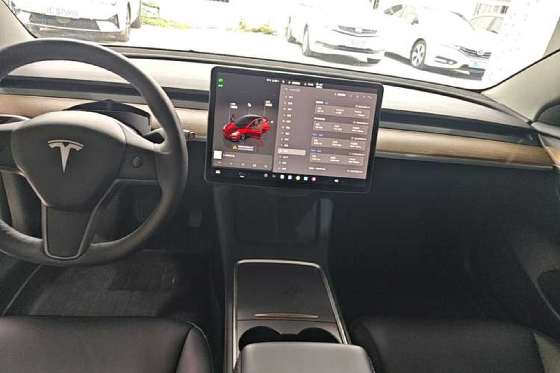 Used Tesla Model 3 2022 Rear-Wheel-Drive Version Audio And AC Panel