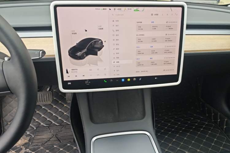 Used Tesla Model 3 2022 Rear-Wheel-Drive Version Audio And AC Panel