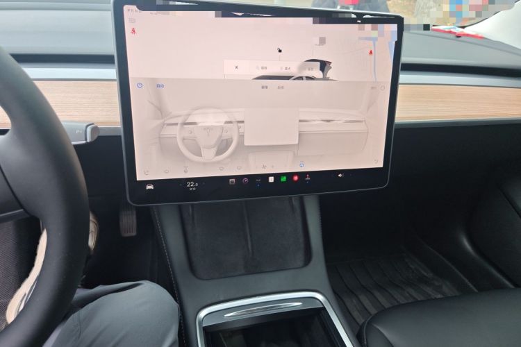Used Tesla Model 3 2022 Rear-Wheel-Drive Version Audio And AC Panel