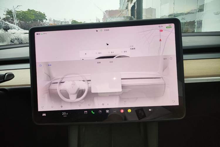 Used Tesla Model 3 2022 Rear-Wheel-Drive Version Audio And AC Panel