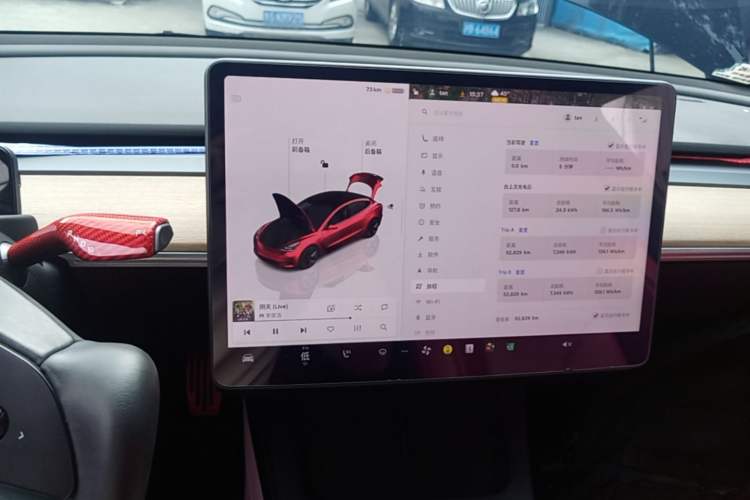 Used Tesla Model 3 2022 Rear-Wheel-Drive Version Audio And AC Panel