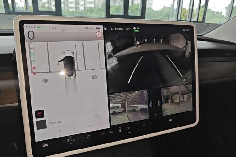 Used Tesla Model 3 2022 Rear-Wheel-Drive Version Audio And AC Panel