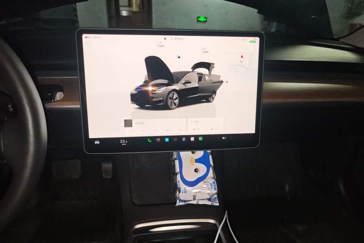 Used Tesla Model 3 2022 Rear-Wheel-Drive Version Audio And AC Panel