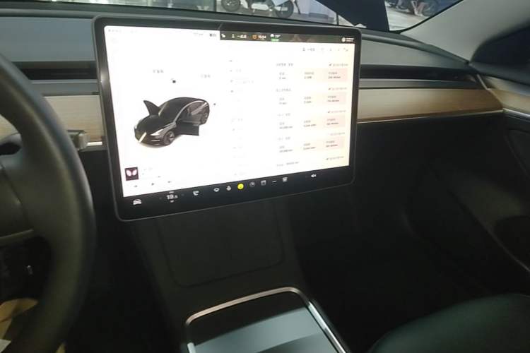 Used Tesla Model 3 2022 Rear-Wheel-Drive Version Audio And AC Panel