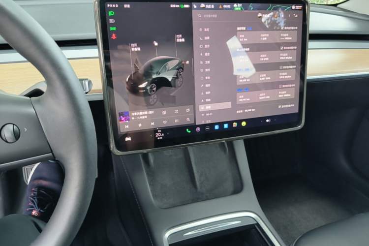 Used Tesla Model 3 2022 Rear-Wheel-Drive Version Audio And AC Panel