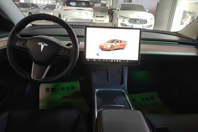 Used Tesla Model 3 2022 Rear-Wheel-Drive Version Audio And AC Panel