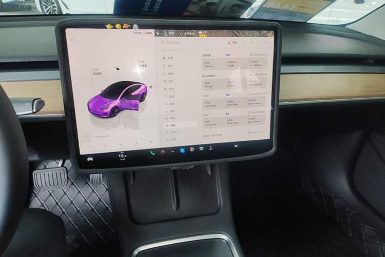 Used Tesla Model 3 2022 Rear-Wheel-Drive Version Audio And AC Panel