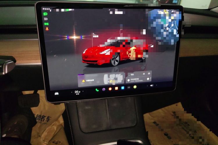 Used Tesla Model 3 2022 Rear-Wheel-Drive Version Audio And AC Panel