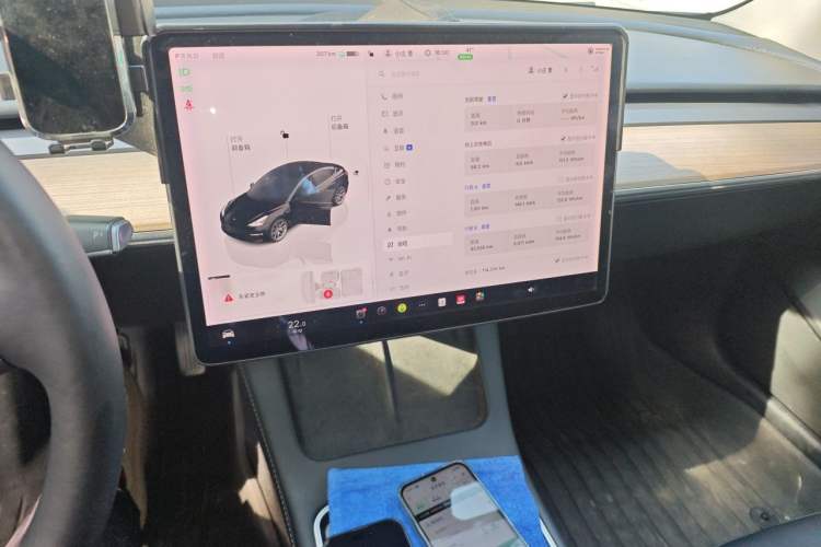 Used Tesla Model 3 2022 Rear-Wheel-Drive Version Audio And AC Panel