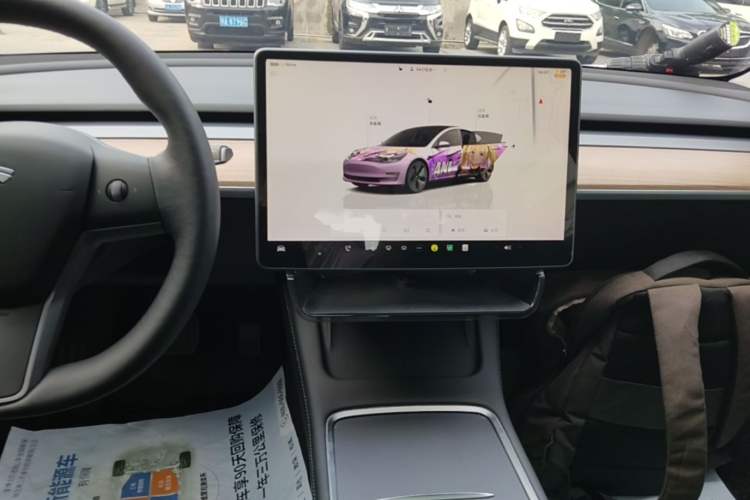 Used Tesla Model 3 2022 Rear-Wheel-Drive Version Audio And AC Panel