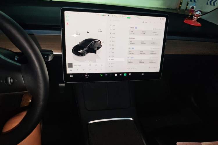 Used Tesla Model 3 2022 Rear-Wheel-Drive Version Audio And AC Panel