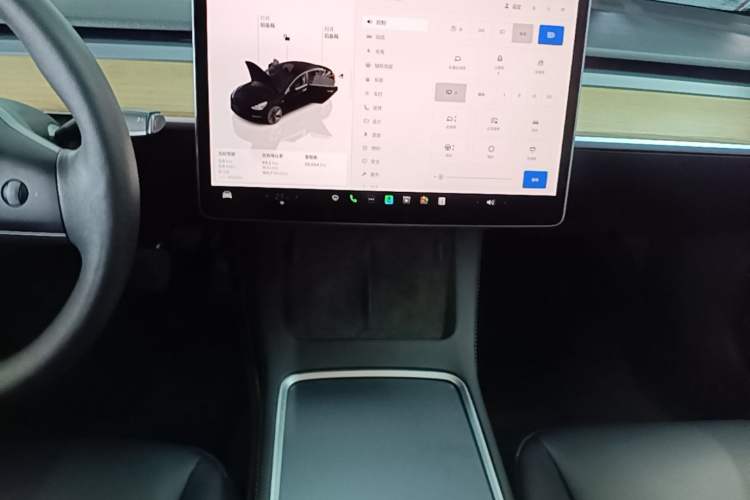 Used Tesla Model 3 2022 Rear-Wheel-Drive Version Audio And AC Panel