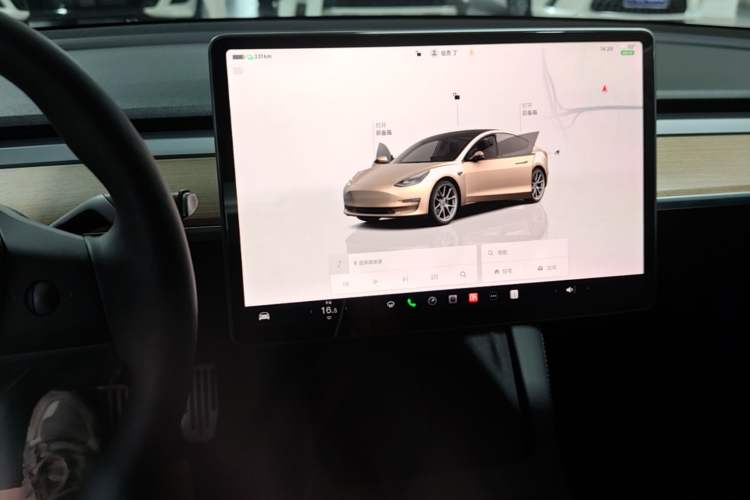 Used Tesla Model 3 2022 Rear-Wheel-Drive Version Audio And AC Panel