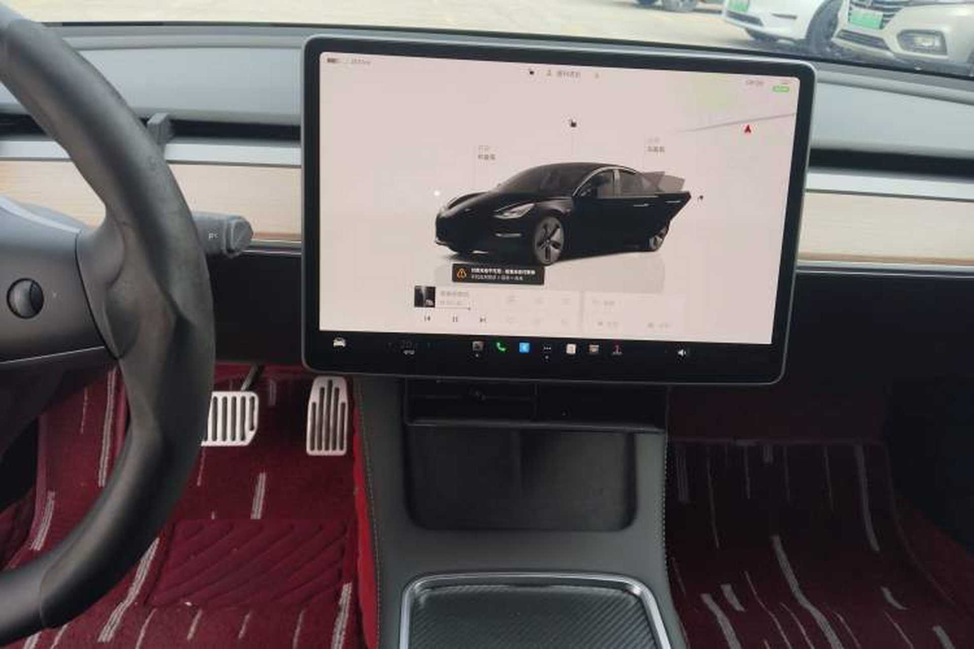Used Tesla Model 3 2022 Rear-Wheel-Drive Version Audio And AC Panel