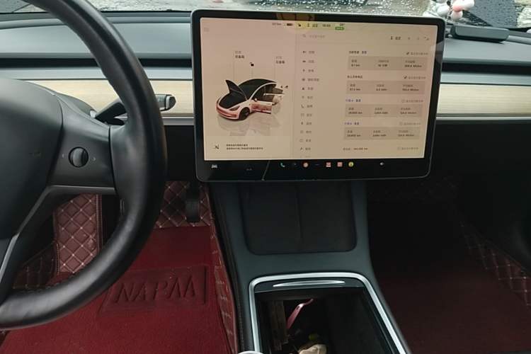 Used Tesla Model 3 2022 Rear-Wheel-Drive Version Audio And AC Panel