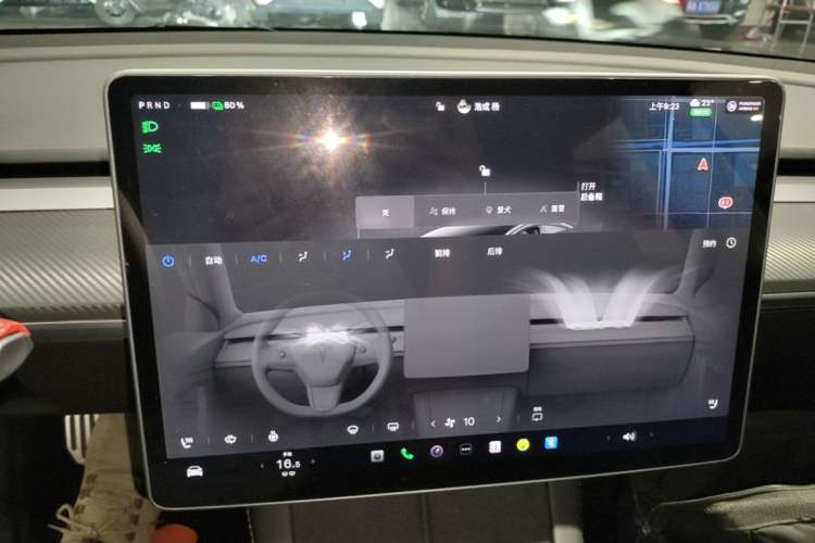 Used Tesla Model 3 2022 Rear-Wheel-Drive Version Audio And AC Panel
