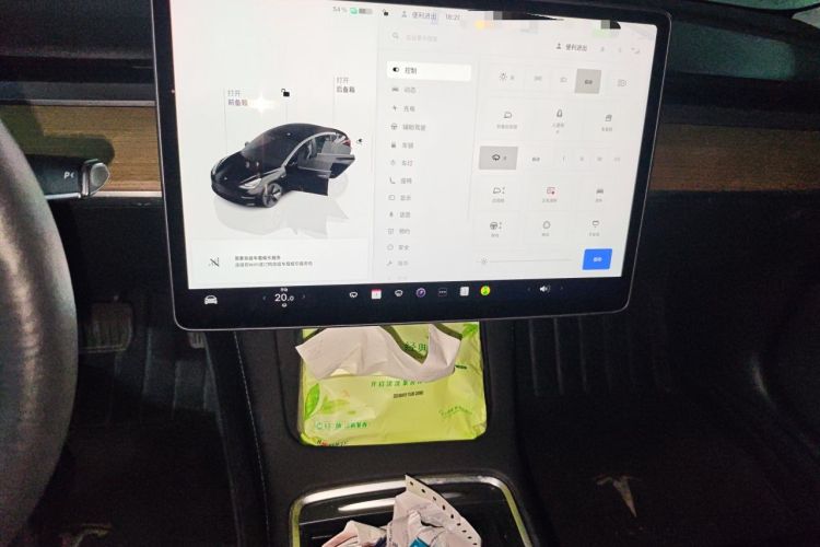 Used Tesla Model 3 2022 Rear-Wheel-Drive Version Audio And AC Panel