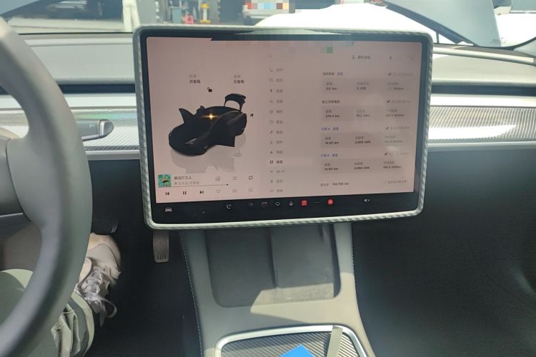 Used Tesla Model 3 2022 Rear-Wheel-Drive Version Audio And AC Panel