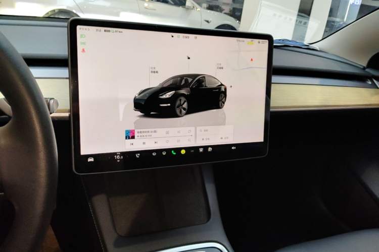 Used Tesla Model 3 2022 Rear-Wheel-Drive Version Audio And AC Panel