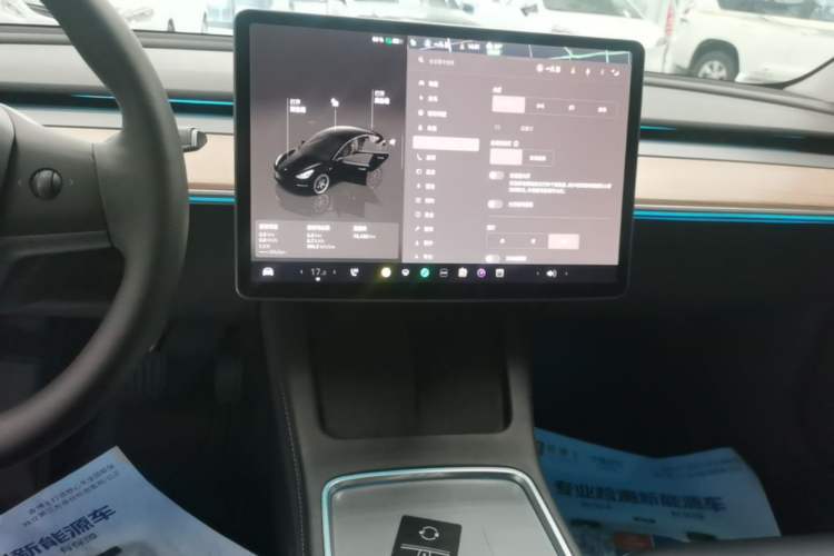 Used Tesla Model 3 2022 Rear-Wheel-Drive Version Audio And AC Panel