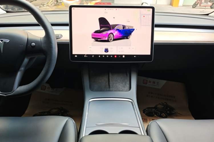 Used Tesla Model 3 2022 Rear-Wheel-Drive Version Audio And AC Panel