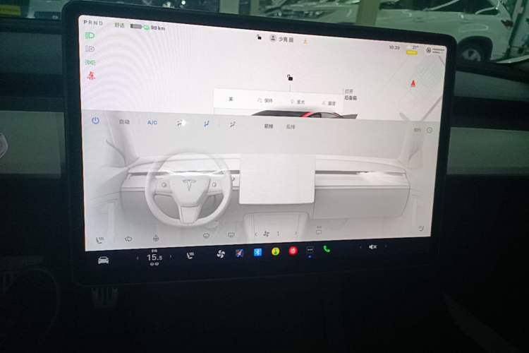 Used Tesla Model 3 2022 Rear-Wheel-Drive Version Audio And AC Panel
