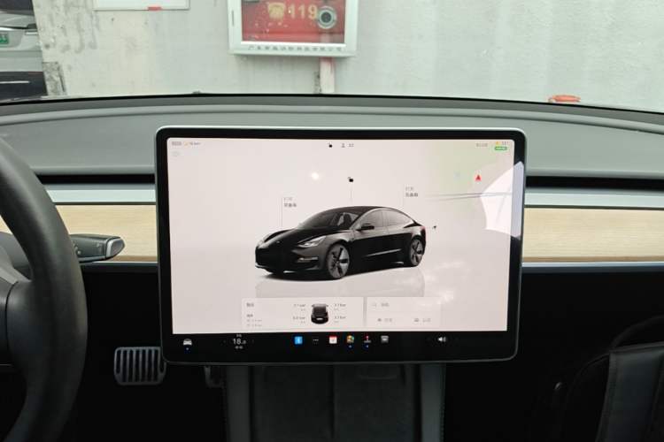 Used Tesla Model 3 2022 Rear-Wheel-Drive Version Audio And AC Panel