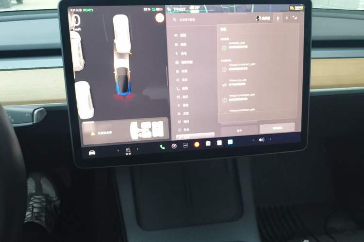 Used Tesla Model 3 2022 Rear-Wheel-Drive Version Audio And AC Panel