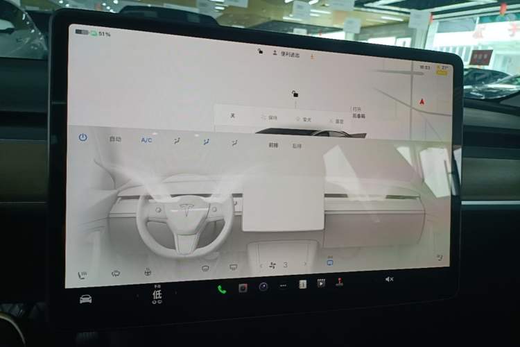 Used Tesla Model 3 2022 Rear-Wheel-Drive Version Audio And AC Panel