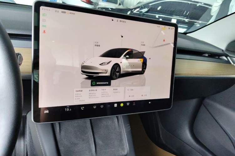 Used Tesla Model 3 2022 Rear-Wheel-Drive Version Audio And AC Panel