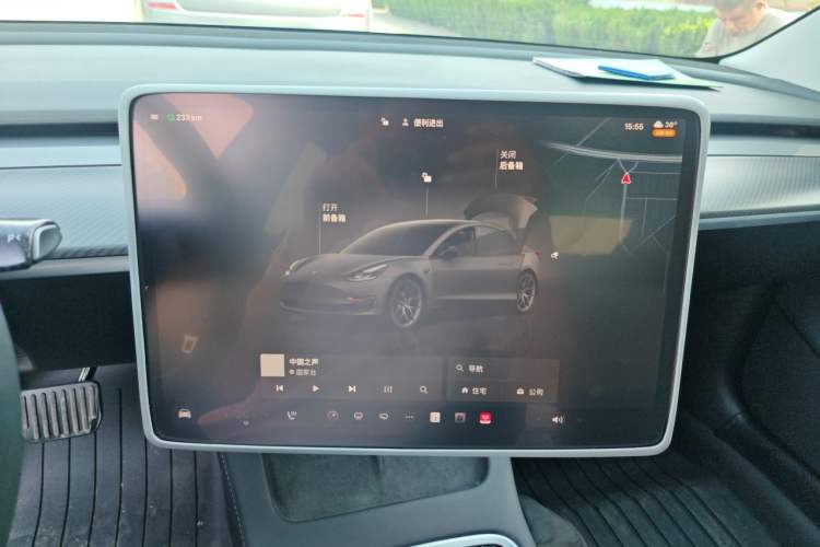 Used Tesla Model 3 2022 Rear-Wheel-Drive Version Audio And AC Panel