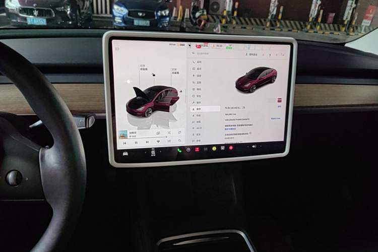 Used Tesla Model 3 2022 Rear-Wheel-Drive Version Audio And AC Panel