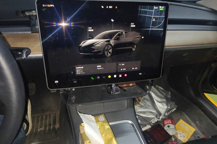 Used Tesla Model 3 2022 Rear-Wheel-Drive Version Audio And AC Panel