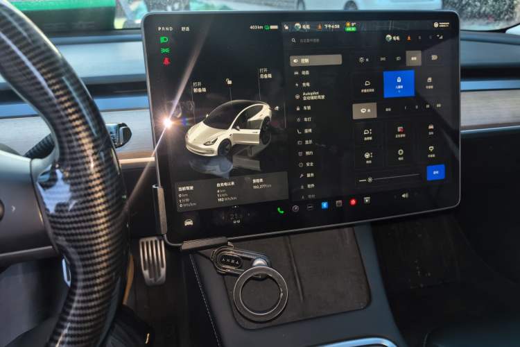 Used Tesla Model 3 2022 Rear-Wheel-Drive Version Audio And AC Panel