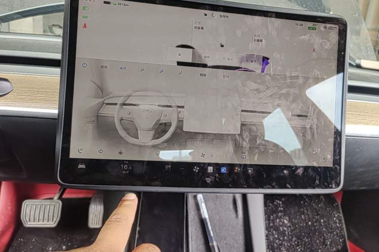 Used Tesla Model 3 2022 Rear-Wheel-Drive Version Audio And AC Panel