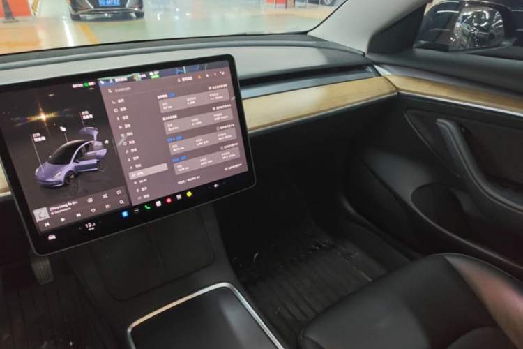 Used Tesla Model 3 2022 Rear-Wheel-Drive Version Audio And AC Panel