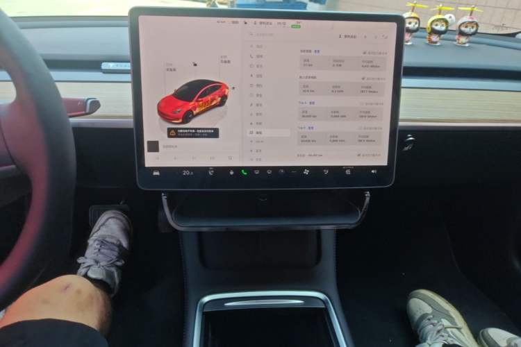 Used Tesla Model 3 2022 Rear-Wheel-Drive Version Audio And AC Panel