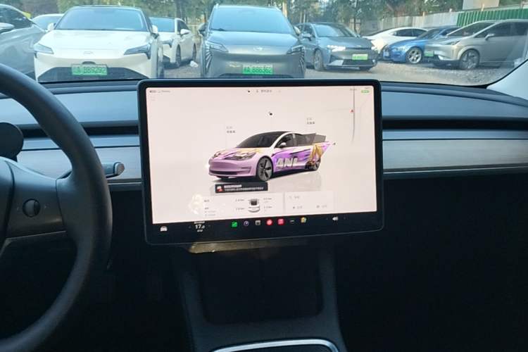Used Tesla Model 3 2022 Rear-Wheel-Drive Version Audio And AC Panel