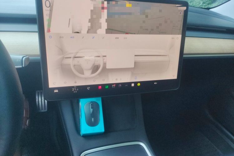 Used Tesla Model 3 2022 Performance High-Performance All-Wheel-Drive Version Audio And AC Panel