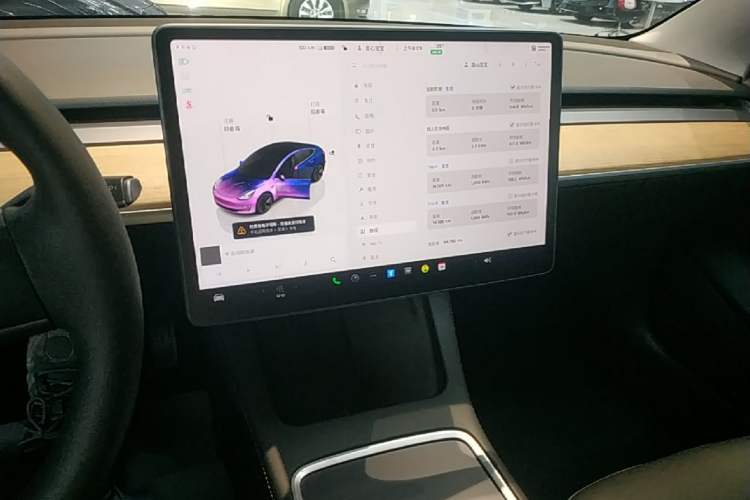 Used Tesla Model 3 2022 Rear-Wheel-Drive Version Audio And AC Panel