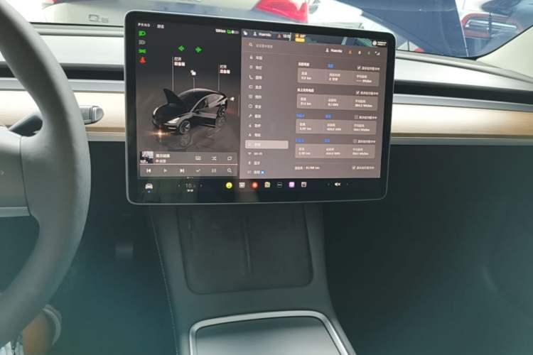 Used Tesla Model 3 2022 Rear-Wheel-Drive Version Audio And AC Panel