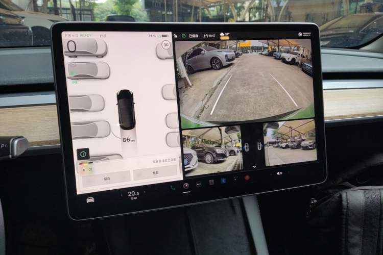 Used Tesla Model 3 2022 Rear-Wheel-Drive Version Audio And AC Panel