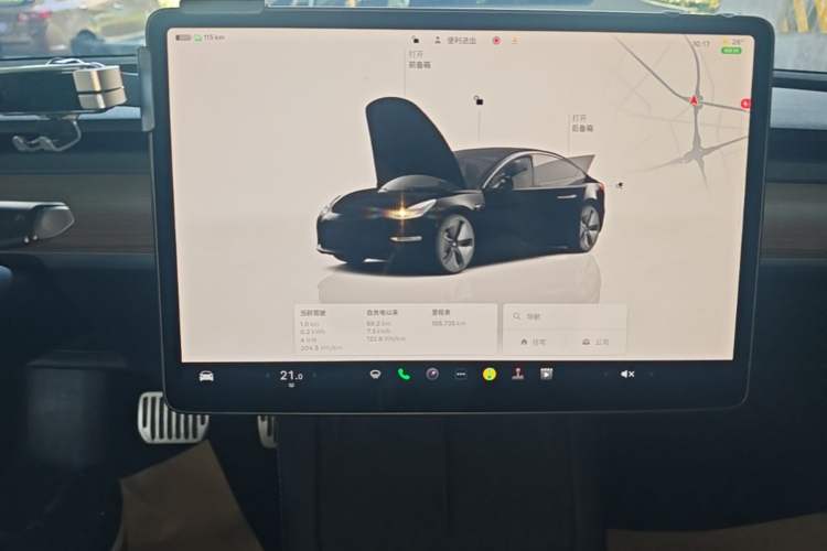 Used Tesla Model 3 2022 Rear-Wheel-Drive Version Audio And AC Panel