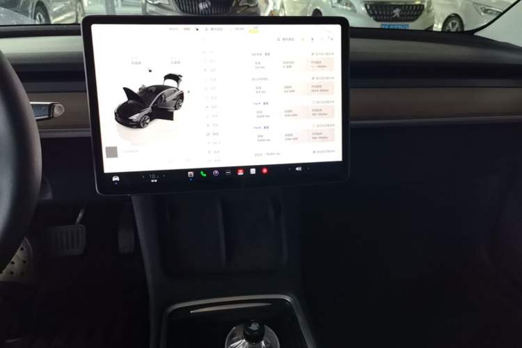 Used Tesla Model 3 2022 Rear-Wheel-Drive Version Audio And AC Panel