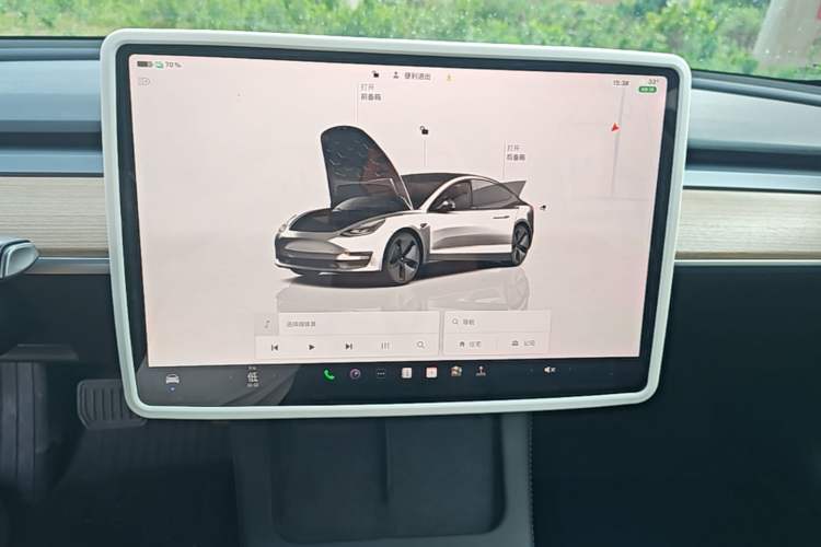 Used Tesla Model 3 2022 Rear-Wheel-Drive Version Audio And AC Panel