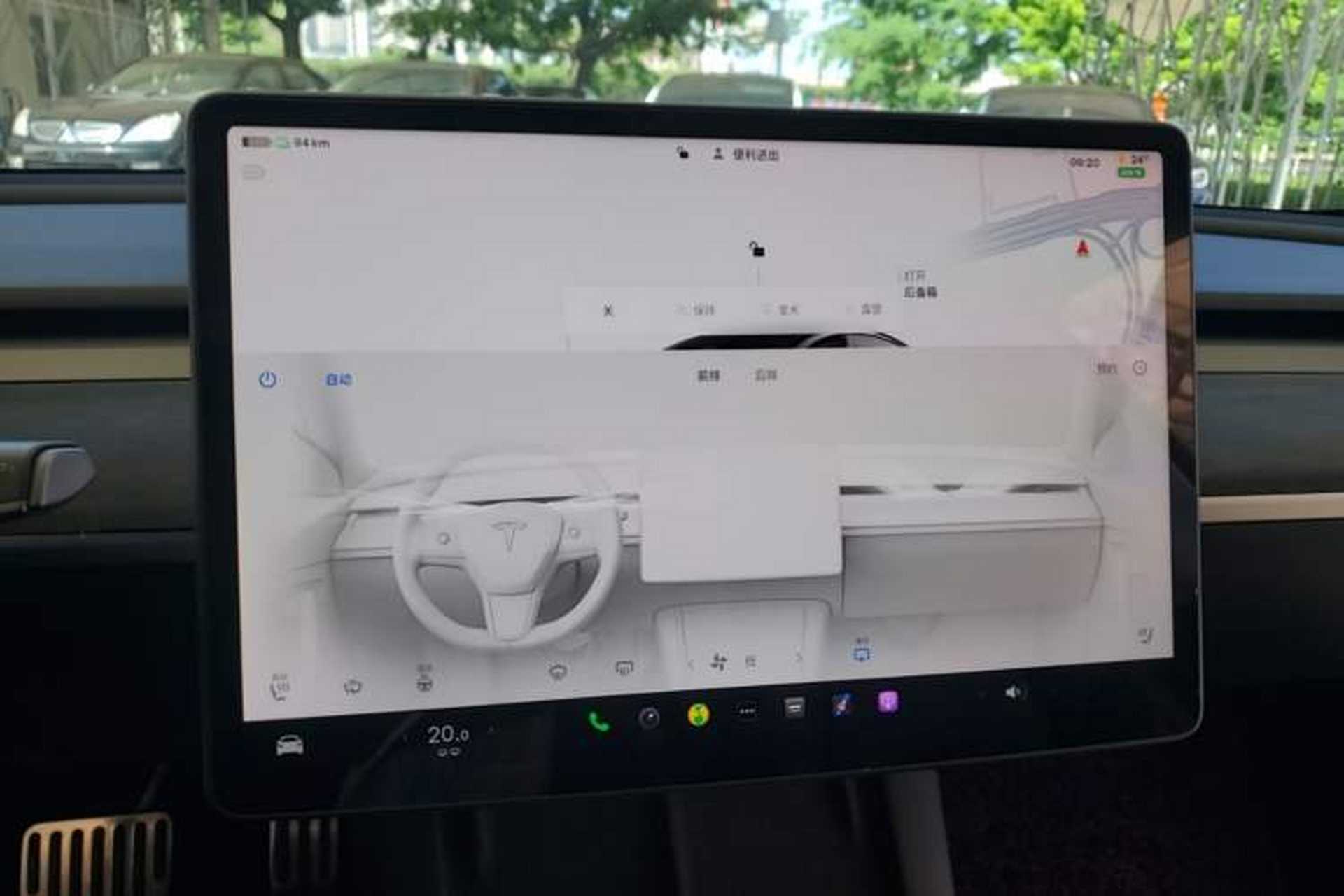 Used Tesla Model 3 2022 Rear-Wheel-Drive Version Audio And AC Panel